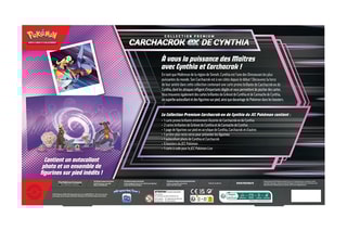 Pokémon - 6 Boosters - Coffret Premium Carchacrok-EX