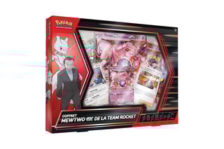 Pokémon - 4 Boosters - Coffret Mewtwo-EX de la Team Rocket