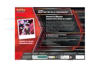 Pokémon - 4 Boosters - Coffret Mewtwo-EX de la Team Rocket