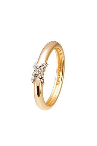 Bague - Argent plaqué or jaune