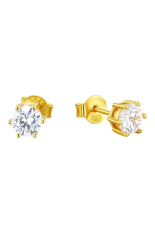 Puces - Argent plaqué or jaune
