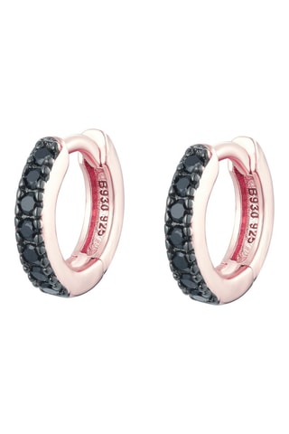 Créoles - Argent plaqué or rose