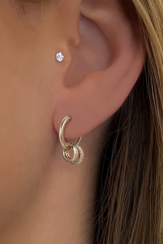 Créoles - Argent plaqué or jaune