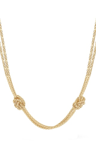 Collier - Argent plaqué or jaune