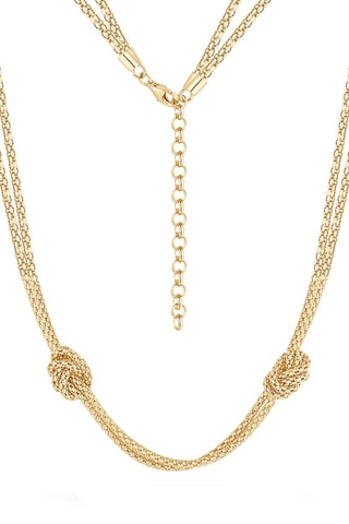 Collier - Argent plaqué or jaune