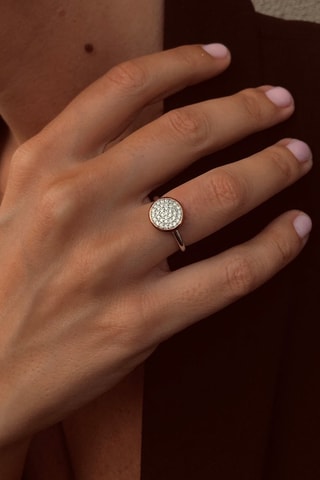 Bague - Argent et argent plaqué or rose