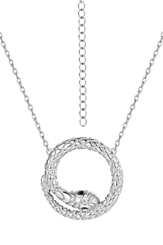 Collier - Argent et émeraudes