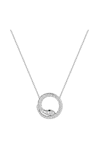 Collier - Argent et émeraudes