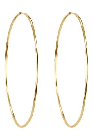 Créoles - Argent plaqué or jaune