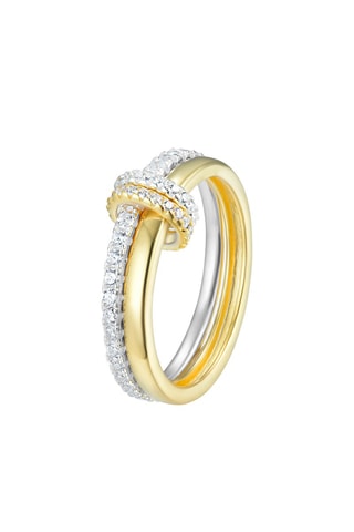 Bague - Argent plaqué or jaune