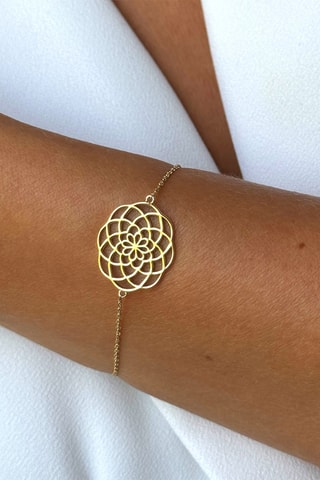 Bracelet - Argent plaqué or jaune