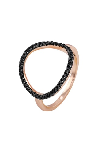 Bague  -  Argent plaqué or rose