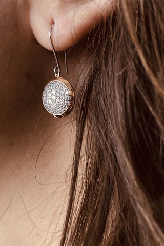 Boucles d'oreilles - Argent et argent plaqué or rose