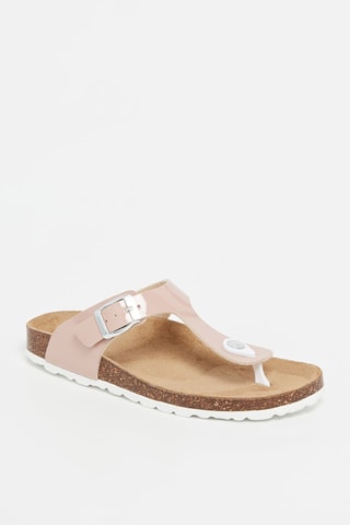 Tongs vernies Rosso Vieux rose