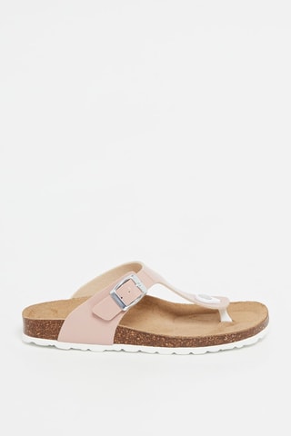 Tongs vernies Rosso Vieux rose