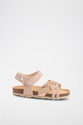 Sandales en cuir - Rose