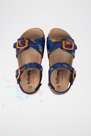 Sandales Rosso - Bleu et orange