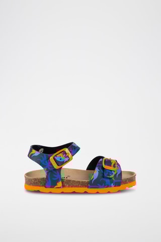 Sandales Rosso - Bleu et orange