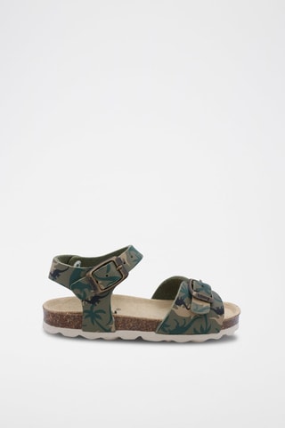 Sandales Rosso - Kaki et vert foncé