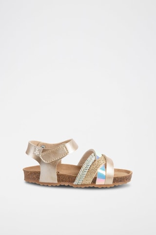 Sandales Doré