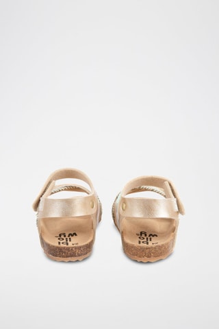 Sandales Doré