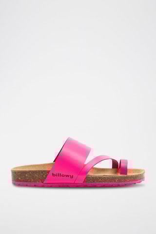 Sandales en cuir - Moutarde