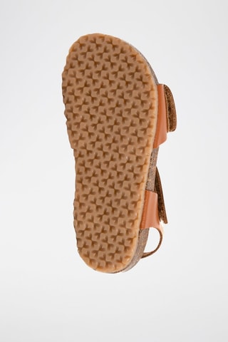 Sandales en cuir Camel