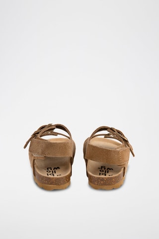 Sandales en nubuck Marron clair