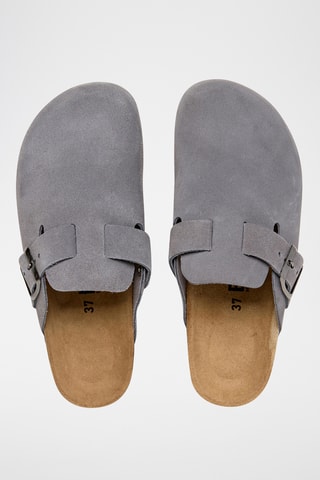 Sabots en nubuck Rosso - Gris
