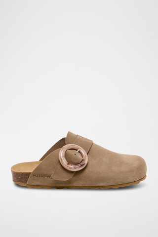 Sabots en cuir - Marron clair