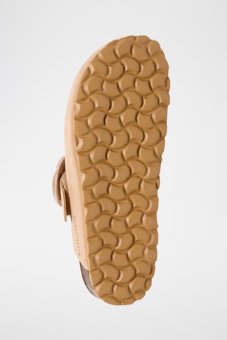 Sabots en cuir - Saumon