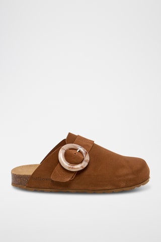 Sabots en cuir - Camel