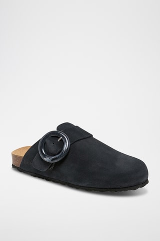 Sabots en cuir - Noir