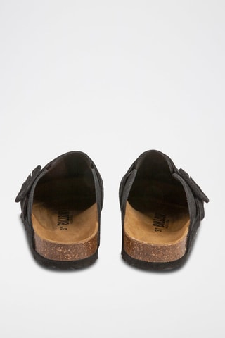 Sabots en nubuck - Noir