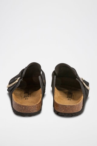 Sabots en nubuck - Noir