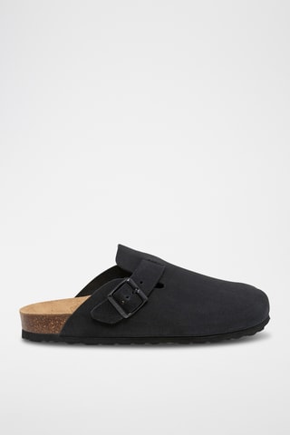 Sabots en nubuck Rosso - Noir