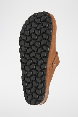 Sabots en nubuck Rosso - Camel