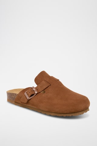 Sabots en nubuck Rosso - Marron