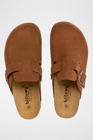 Sabots en nubuck Rosso - Marron