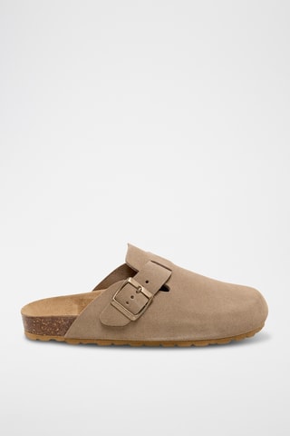 Sabots en nubuck Rosso - Beige