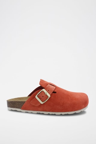 Sabots en nubuck Rosso - Corail
