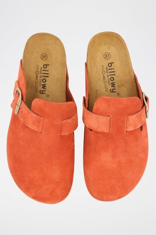 Sabots en nubuck Rosso - Corail