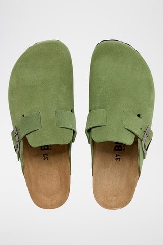 Sabots en nubuck Rosso - Vert