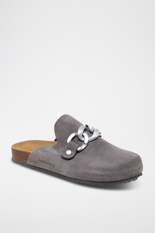 Sabots en nubuck Rosso - Gris