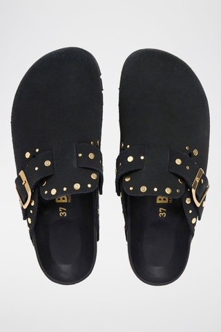 Sabots en cuir - Noir