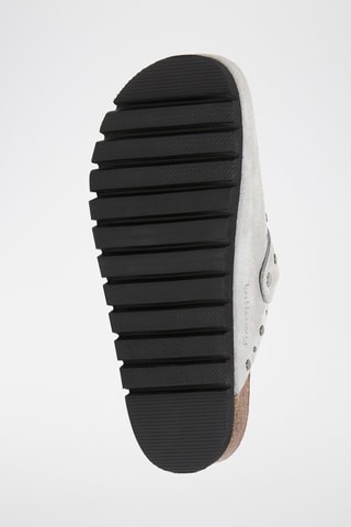 Sabots en cuir - Gris