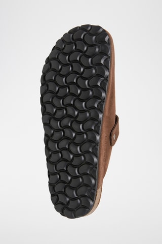 Sabots en nubuck Rosso Marron