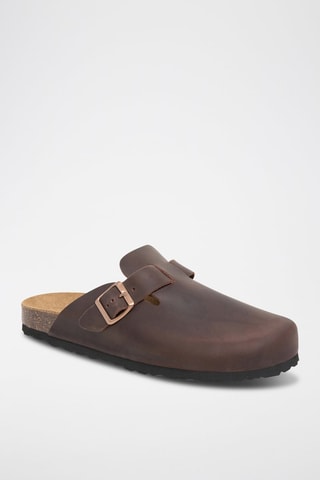 Sabots en cuir - Marron