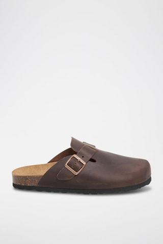 Sabots en cuir - Marron