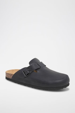 Sabots en cuir - Noir